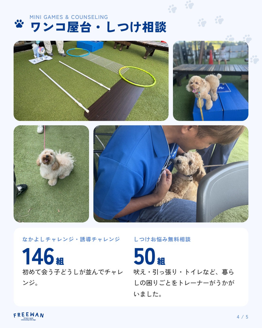 ワンコ屋台・しつけ相談