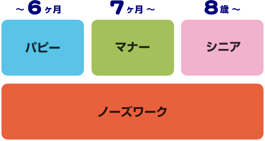 4種類のコース